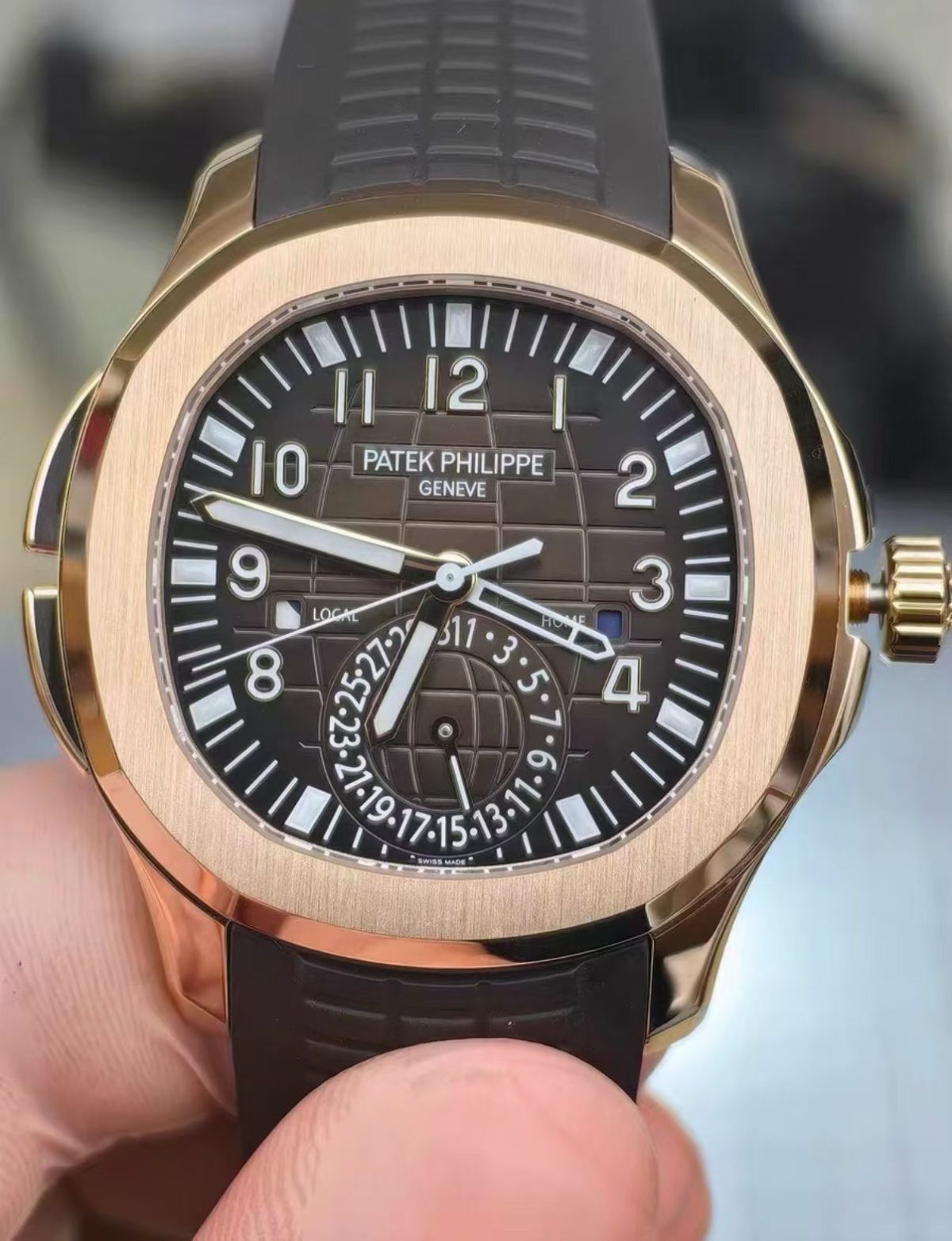 New arrival: Patek Philippe 5164R Aquanaut Travel Time-High-end modification