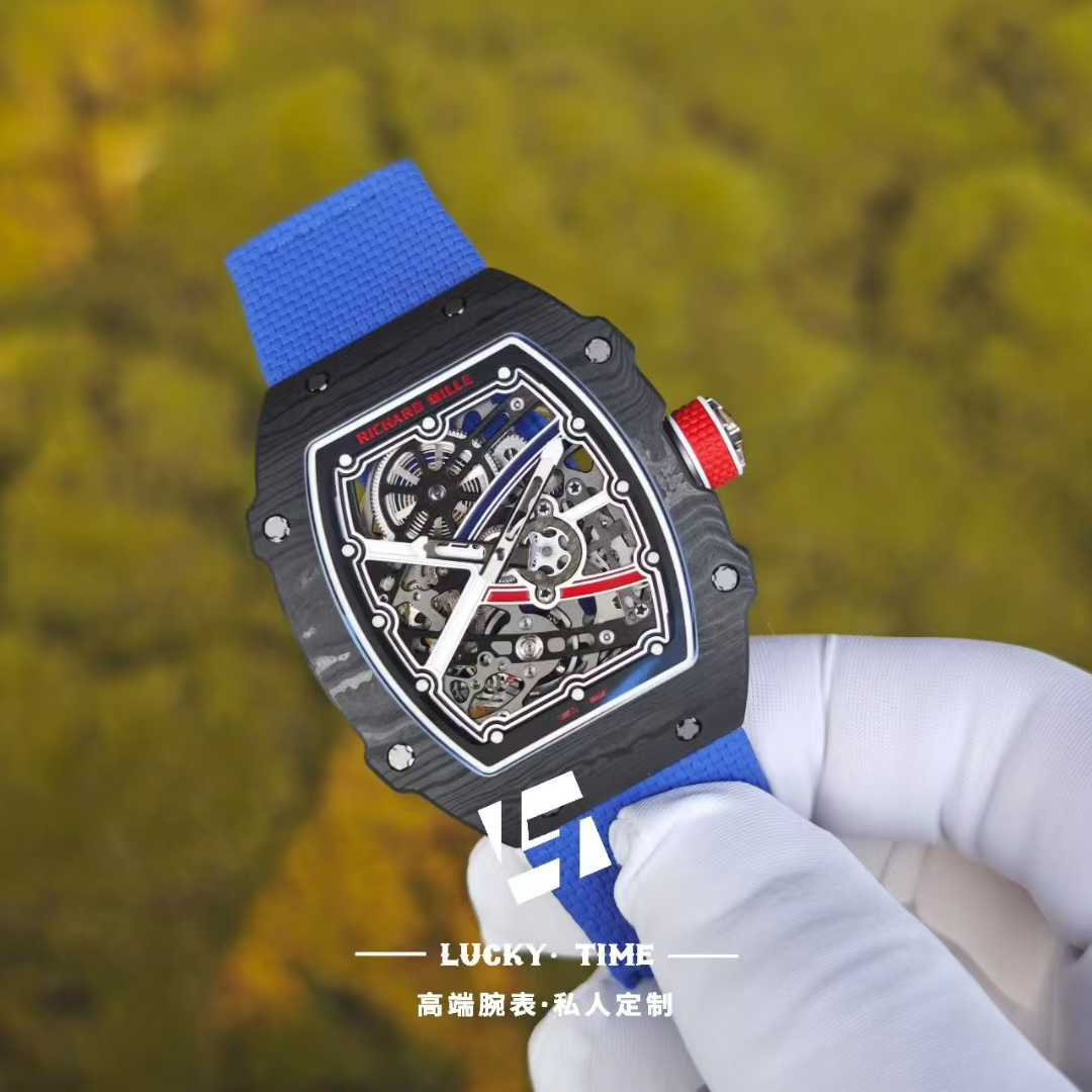 【Custom】 Richard Mille RM67-02 NTPT Carbon Fiber – France Edition