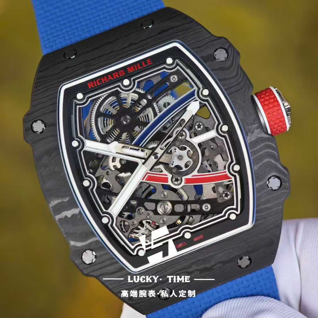 Super customized Richard Mille RM67-02 NTPT Carbon Fiber – France Edition
