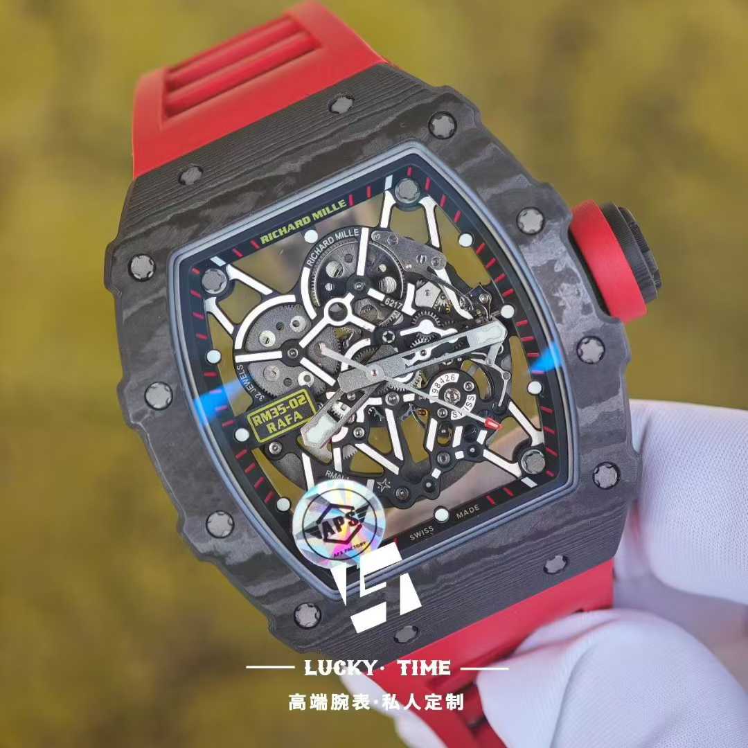 Richard Mille RM35-02 – non-indexed weighted balance. The best value-for-money choice.