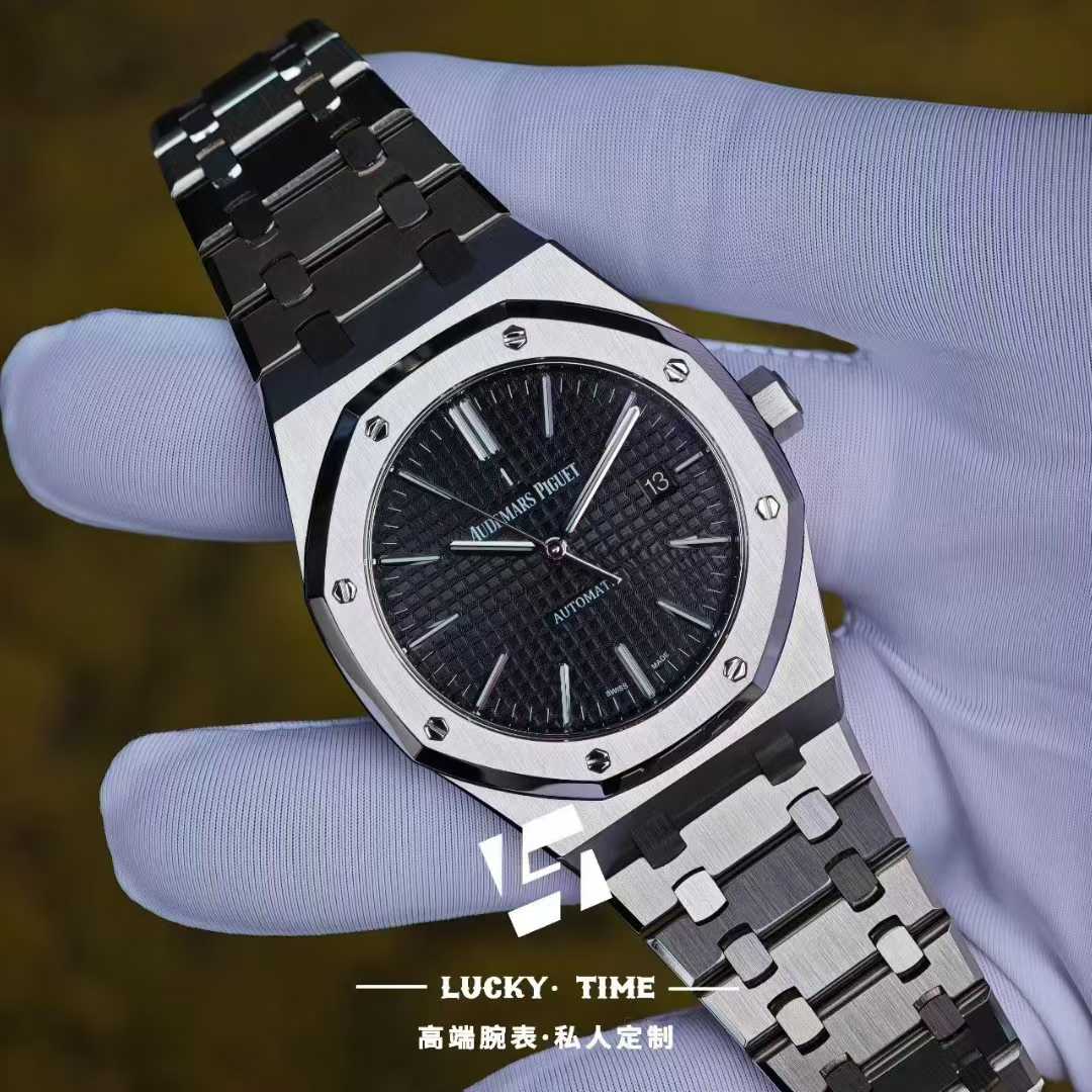 【Custom】 Audemars Piguet Royal Oak 15400ST Black Dial 41mm
