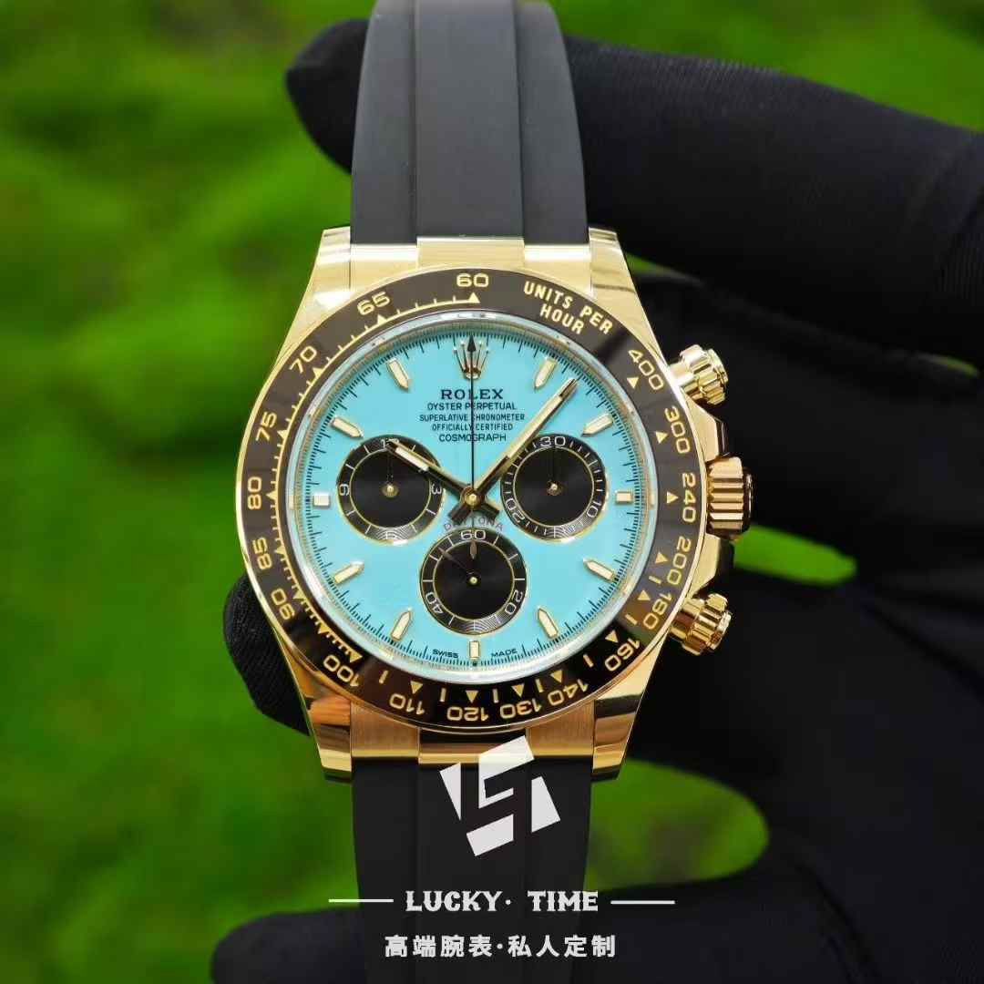 Luckytime Custom-126518 New Model Tiffany Turquoise Daytona